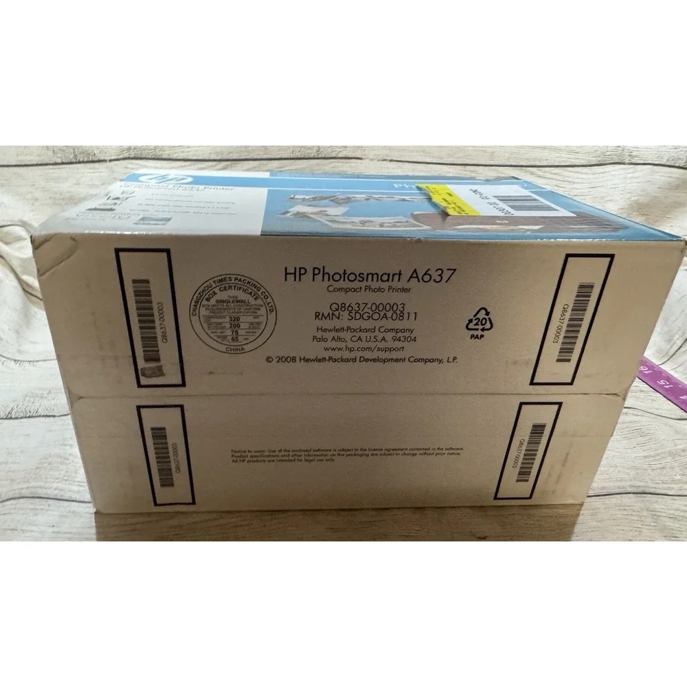HP PhotoSmart A637 Digital Photo Inkjet Printer NEW Sealed Box